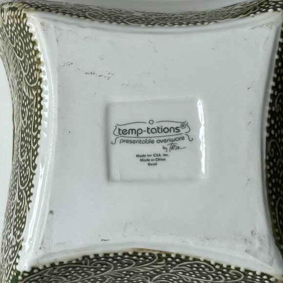 10.25" Bakeware Caserole Dish Presentable Ovenware Temp-Tations by Tara - Picture 14 of 16